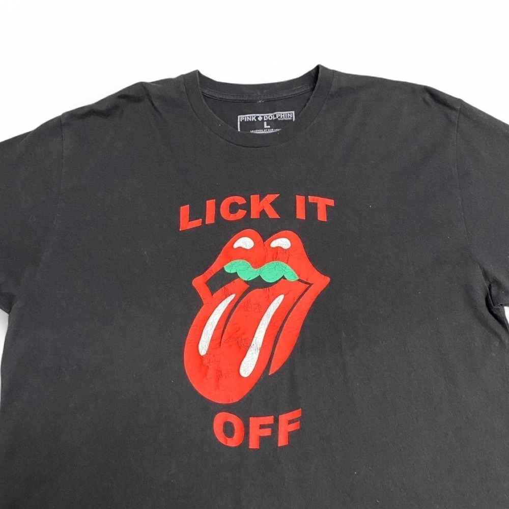Pink Dolphin Lick It Off Graphic T-Shirt
